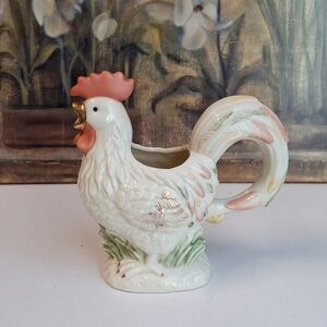 Lenox Rooster Creamer Fine Ivory China 2004